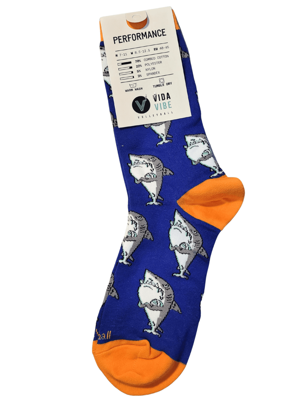 Volleyball Shark Socks - VidaVibe